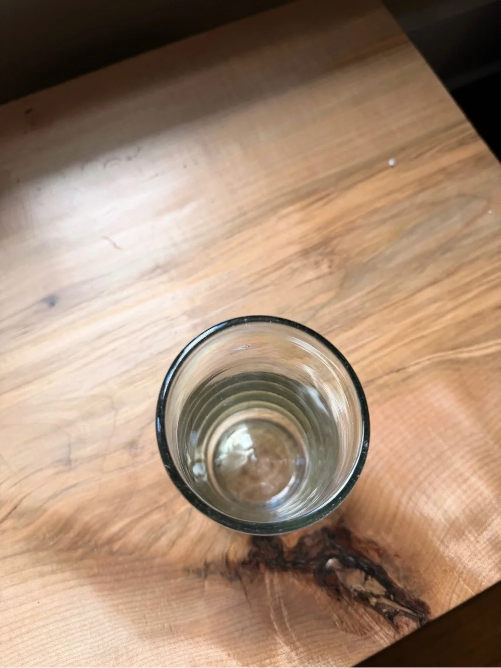West Elm handheld clear
